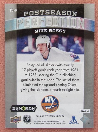 НХЛ Майк Босси Нью-Йорк Айлендерс № PS-8 1