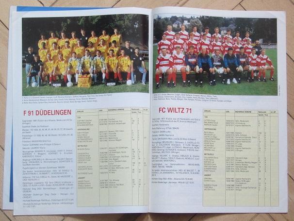 журнал Федерации футбола Люксембурга сезон 1995-96 + Люксембург - Мальта 2