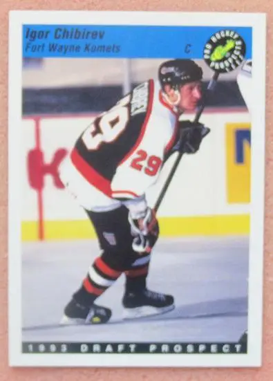 НХЛ Игорь Чибирев Форт Уэйн Кометс Калинин ЦСКА Москва № 98