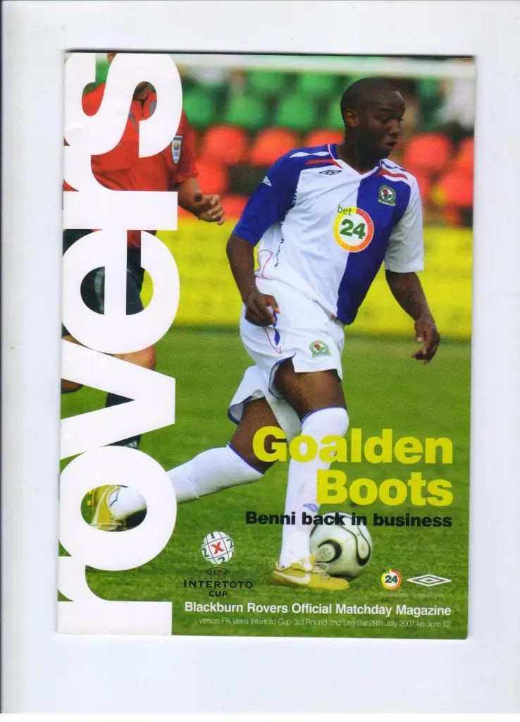 Блэкберн Роверс Англия - Ветра Вильнюс Литва 28.07.2007