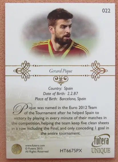 Жерар Пике Испания № 22 1