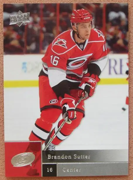 НХЛ Брендон Саттер Каролина Харрикейнз № 334