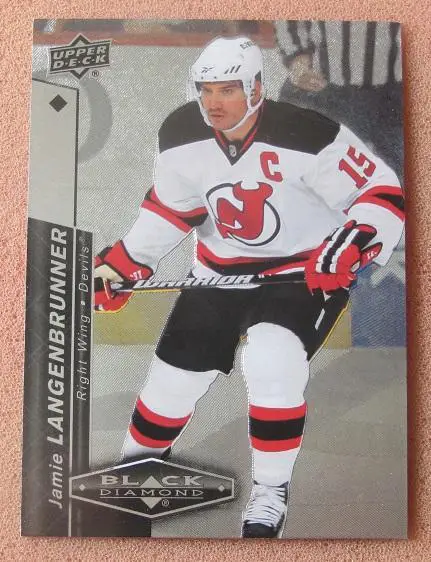 НХЛ Джейми Лангенбруннер Нью-Джерси Дэвилз № 47