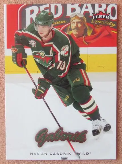 НХЛ Мариан Габорик Миннесота Уайлд № 96