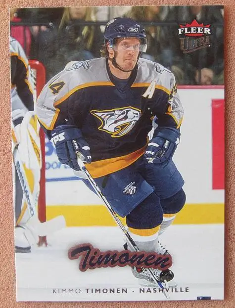 НХЛ Киммо Тимонен Нэшвилл Предаторз № 114