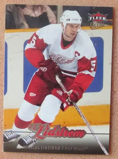 НХЛ Никлас Лидстром Детройт Ред Уингз № 126
