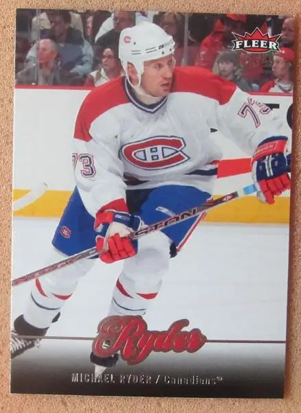 НХЛ Майкл Райдер Монреаль Канадиенс № 96