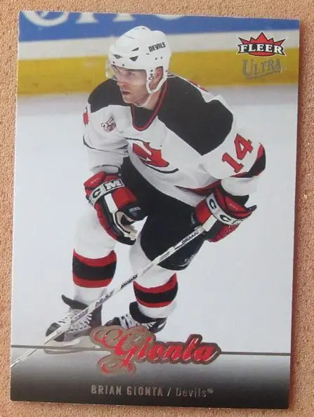 НХЛ Брайан Джионта Нью-Джерси Дэвилз № 82