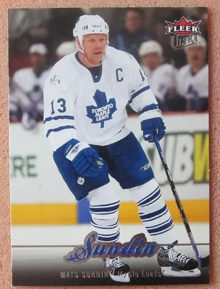 НХЛ Матс Сундин Торонто Мэйпл Лифс № 13