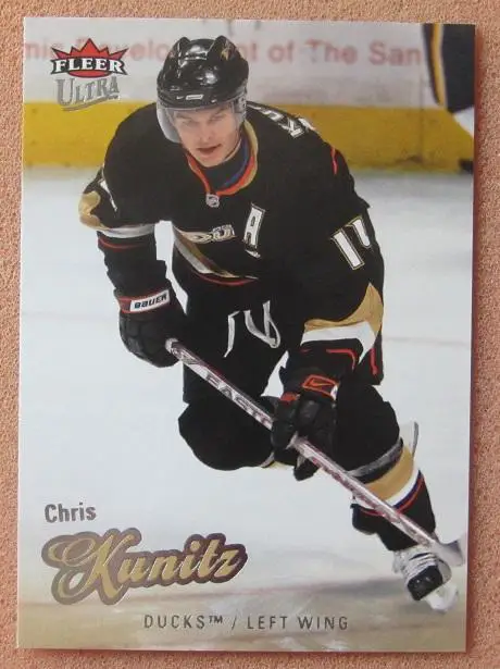 НХЛ Крис Кунитц Анахайм Дакс № 107