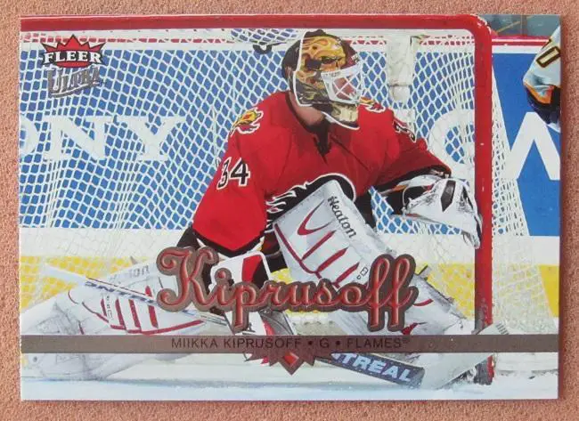 НХЛ Микка Кипрусофф Калгари Флэймз № 30