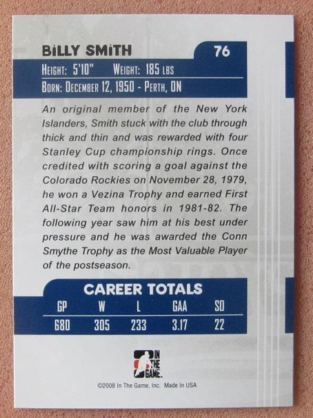 НХЛ Билли Смит Лос-Анжелес Кингз Нью-Йорк Айлендерс № 76 1