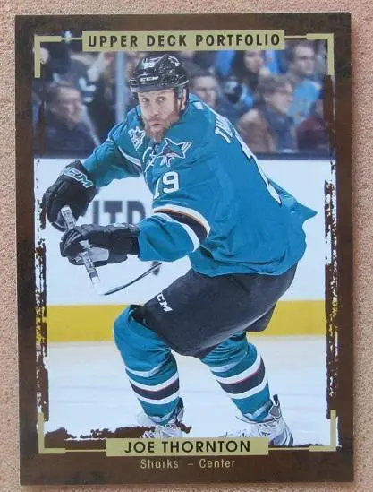 НХЛ Джо Торнтон Сан-Хосе Шаркс № 95