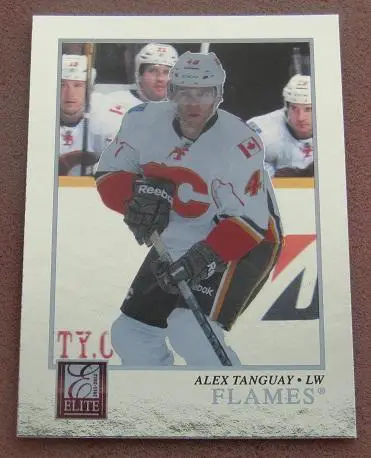 НХЛ Алекс Тангуэй Калгари Флэймз № 90