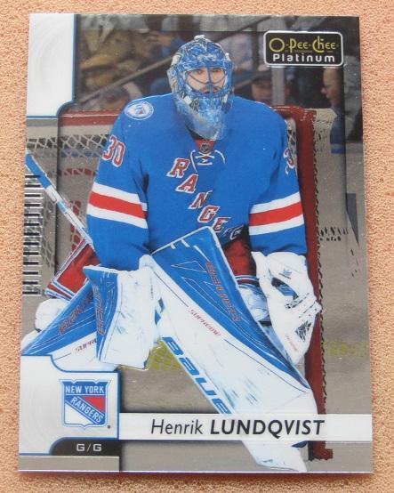 НХЛ Хенрик Лундквист Нью-Йорк Рейнджерс № 5