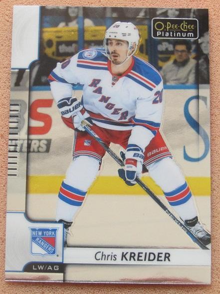 НХЛ Крис Крайдер Нью-Йорк Рейнджерс № 41