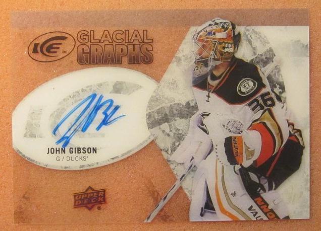 НХЛ Джон Гибсон Анахайм Дакс № GG-JG автограф