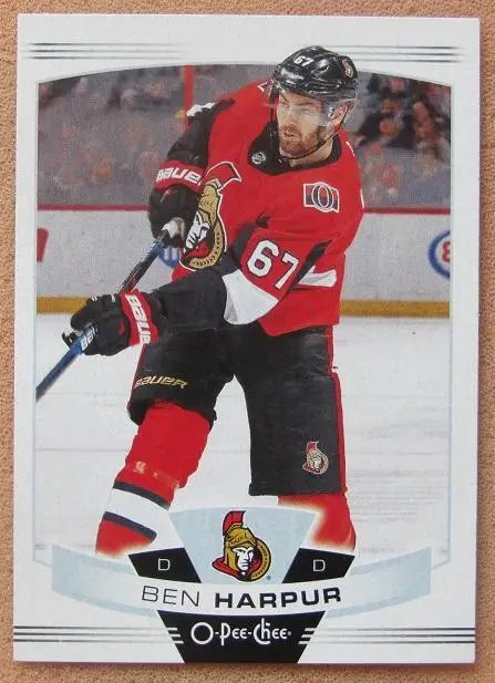 НХЛ Бен Харпур Оттава Сенаторз № 361