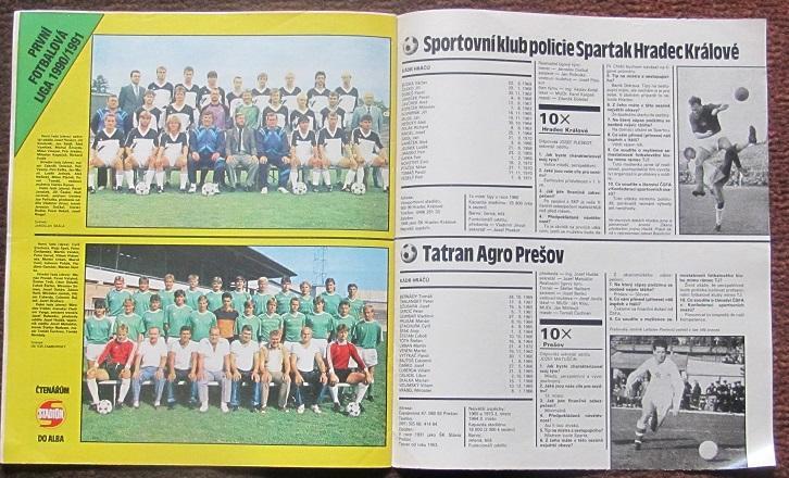 Стадион № 37 за 1990 + постеры сезона 1990-91 Чехословакии футбол всех команд 7
