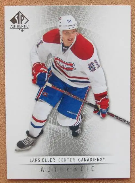 НХЛ Ларс Эллер Монреаль Канадиенс № 56