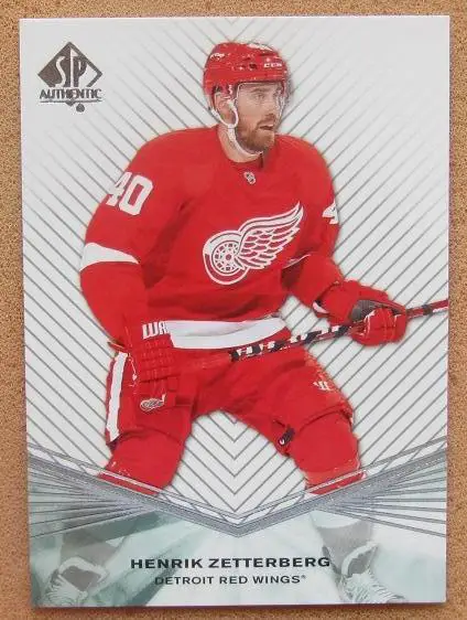 НХЛ Хенрик Зеттерберг Детройт Ред Уингз № 123