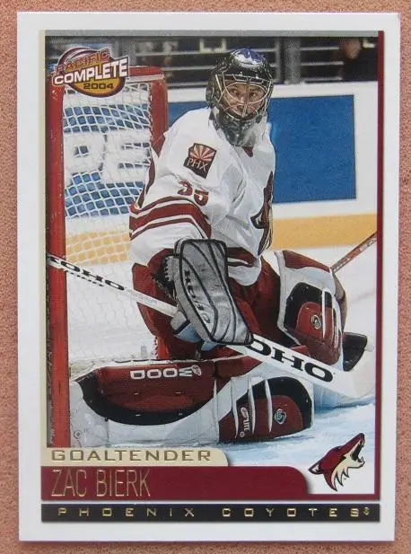 НХЛ Зак Бирк Финикс Койотис № 445