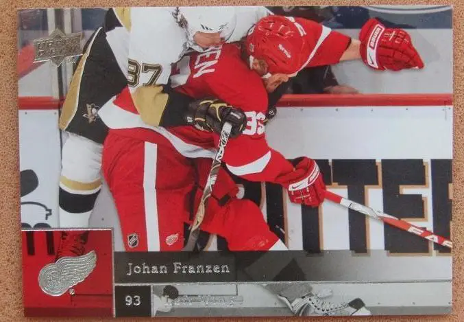НХЛ Юхан Франзен Детройт Ред Уингз № 122