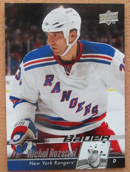 НХЛ Михал Розсивал Нью-Йорк Рейнджерс № 69