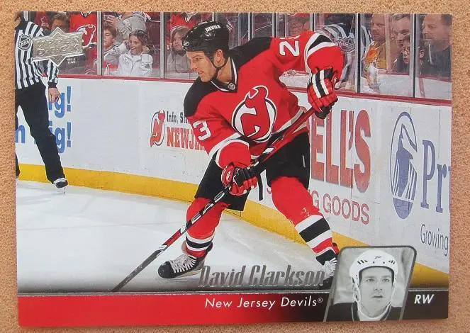 НХЛ Дэвид Кларксон Нью-Джерси Дэвилз № 87