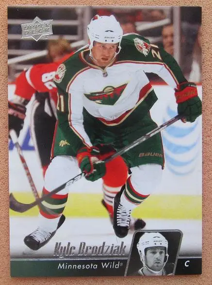 НХЛ Кайл Бродзяк Миннесота Уайлд № 101