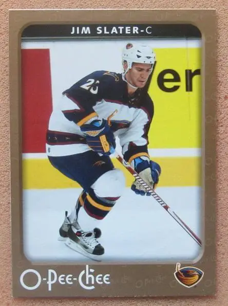 НХЛ Джим Слейтер Атланта Трэйшерз № 24