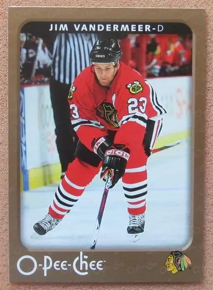 НХЛ Джим Вандермеер Чикаго Блэкхокс № 110