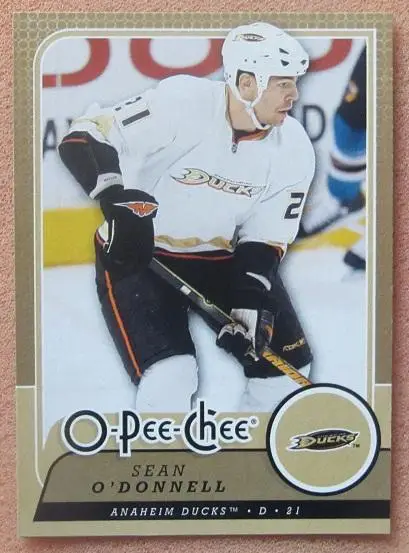 НХЛ Шон О'Доннелл Анахайм Дакс № 220