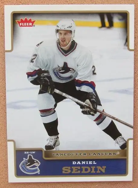 НХЛ Даниэль Седин Ванкувер Кэнакс № 189