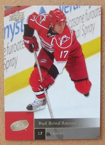 НХЛ Род Бриндамор Каролина Харрикейнз № 81