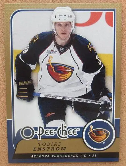 НХЛ Тобиас Энстрем Атланта Трэйшерз № 54