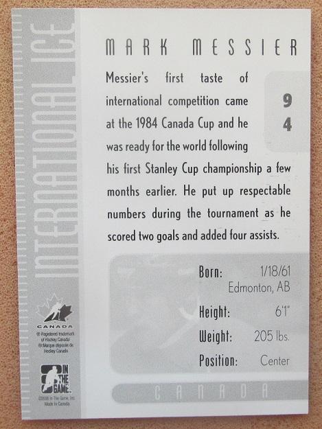НХЛ Марк Мессье Канада Эдмонтон Ойлерз № 94 1
