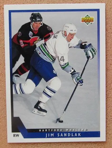 НХЛ Джим Сандлак Хартфорд Уэйлерз № 393