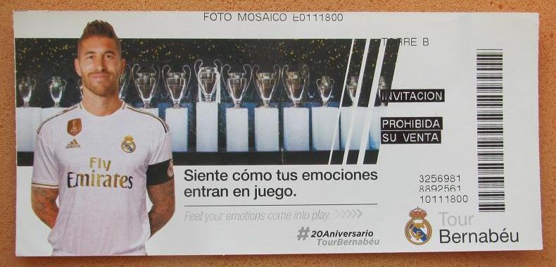Серхио Рамос Реал Мадрид тур Бернабеу 2020