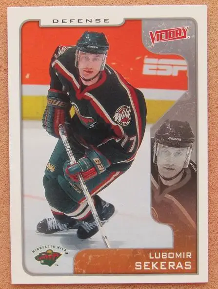 НХЛ Любомир Секераш Миннесота Уайлд № 174