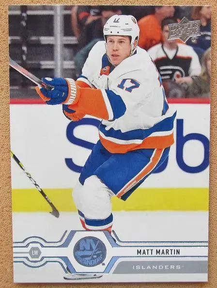 НХЛ Мэтт Мартин Нью-Йорк Айлендерс № 347