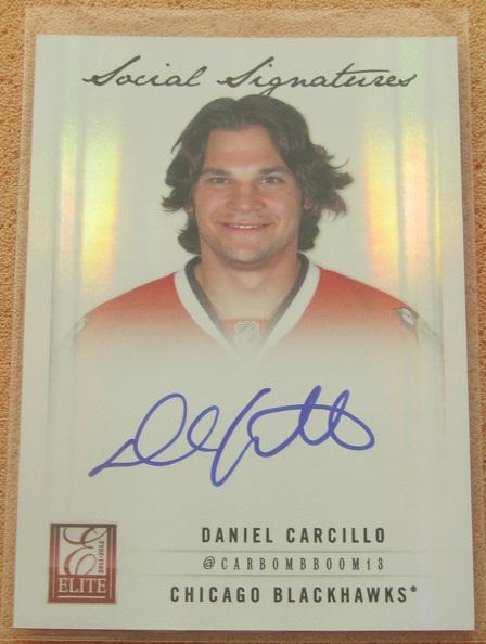 НХЛ Даниэль Карсилло Чикаго Блэкхокс № 9 of 10 автограф