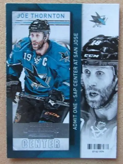 НХЛ Джо Торнтон Сан-Хосе Шаркс № 8
