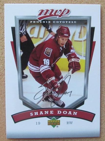 НХЛ Шейн Доан Финикс Койотис № 222 автограф