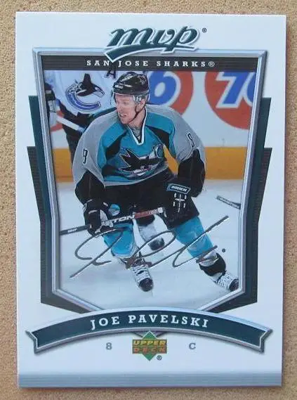 НХЛ Джо Павелски Сан-Хосе Шаркс № 271 автограф