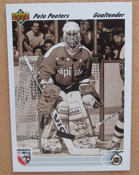 НХЛ Пит Петерс Вашингтон Кэпиталз № 642