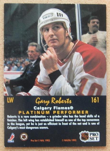НХЛ Гари Робертс Калгари Флэймз № 161 1