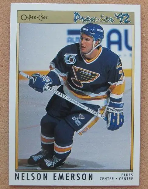 НХЛ Нельсон Эмерсон Сент-Луис Блюз № 138