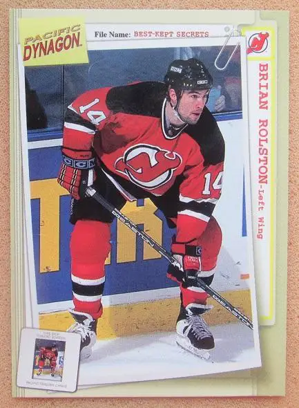 НХЛ Брайан Ролстон Нью-Джерси Дэвилз № 54