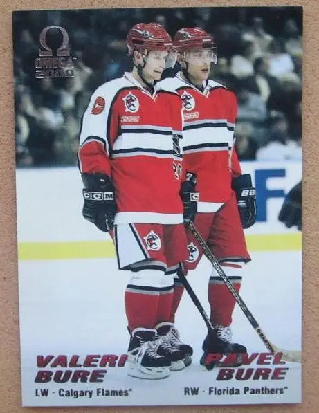 НХЛ Валерий и Павел Буре Калгари Флэймз Флорида Пантерз № 250